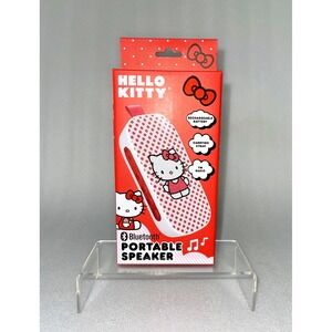 Sanrio Hello Kitty Bluetooth Red‎ Portable Speaker Rechargeable Battery FM Radio